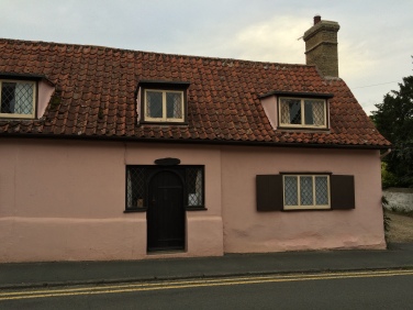 pink washed house, Swaffham Prior