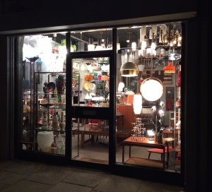lighting shop in Camden Passage